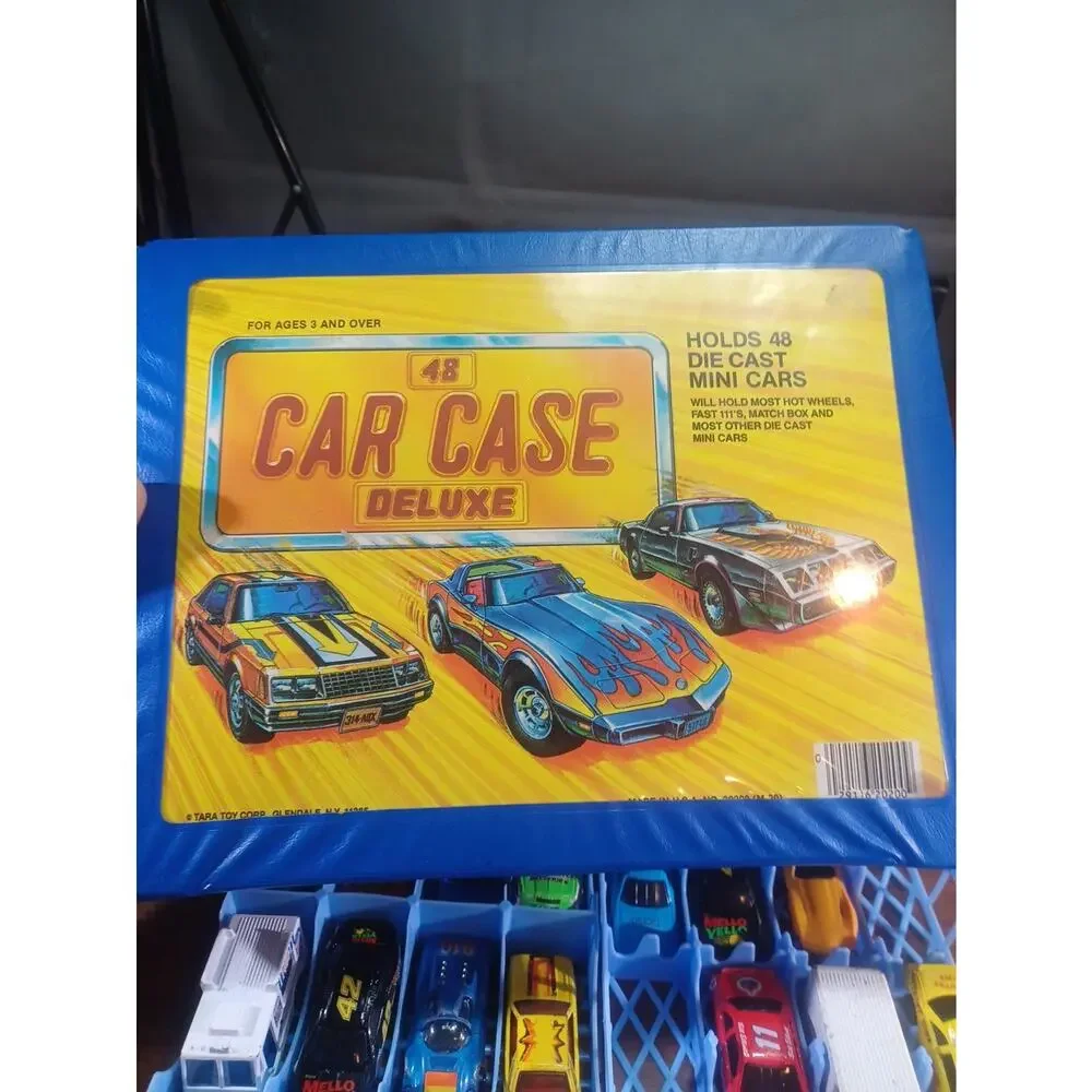 Vintage HotWheels Case W/ HotWheels Macthbox ,Kidco Cars Lot Of 34 Cars